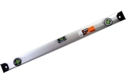 Уровень алюминиевый «Рельс» 800мм 3 глазка фрезерованный Вихрь 900/73/11/4/15