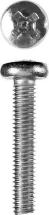 Винт ЗУБР &quot;МАСТЕР&quot; DIN 7985, класс прочности 4.8, оцинкованный, M6x35мм, 5кг 303150-06-035 купить в Ноябрьске