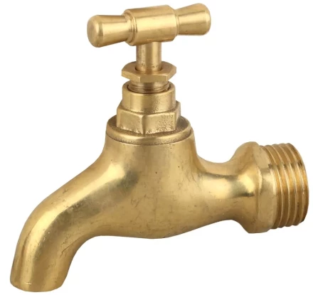 Кран ЗУБР сливной водоразборный, латунный, 1/2&quot; 51218-1/2 купить в Ноябрьске