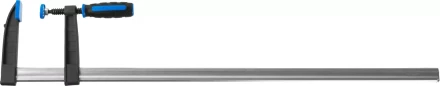 Струбцина ЗУБР &quot;ПРОФЕССИОНАЛ&quot;, тип &quot;F&quot;, двухкомпонентная ручка, стальная закаленная рейка, 120х800мм 32155-120-800 купить в Ноябрьске