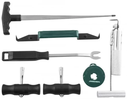 Комплект для демонтажа лобовых стекол 7 предметов  AB010002  Jonnesway 47652 купить в Ноябрьске