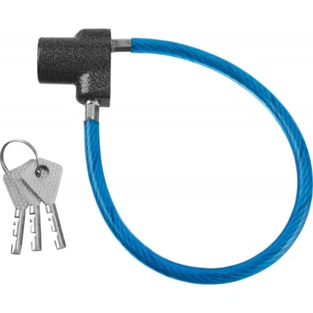 Замок тросовый, длина троса - 350мм, дисковый механизм секрета, ВС2-6Б 37220-6 купить в Ноябрьске