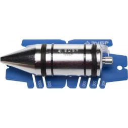 Отвес ЗУБР "ЭКСПЕРТ" строительный со шнуром и безопасным наконечником, 1000г 06347-100_z01