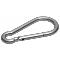 Карабин ЗУБР "МАСТЕР" DIN 5299С, оцинкованный, 5мм, 50 шт 4-304545-05