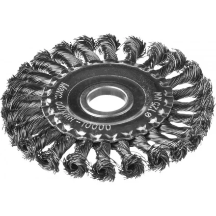 DEXX. Щетка дисковая для УШМ, жгутированная стальная проволока 0,5мм, 125ммх22мм 35100-125 купить в Ноябрьске