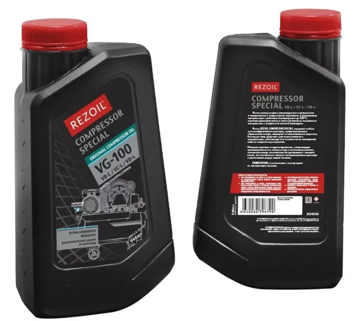 Масло компрессорное минеральное 0,96 л. VG-100 REZOIL COMPRESSOR Rezer купить в Ноябрьске