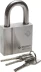 Замок ЗУБР &quot;ЭКСПЕРТ&quot; навесной, нержавеющая сталь (корпус и дужка), закаленная дужка, 60мм 37290-60 купить в Ноябрьске