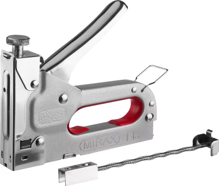 Степлер с регулировкой силы удара, металлический корпус, для тонкой скобы тип 53 (4-14 мм), MIRAX 3144 купить в Ноябрьске