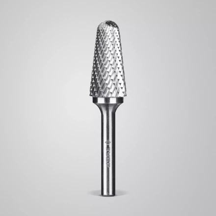 Зубр Твердосплавная борфреза L - конус с закругленным углом 28°, 16 х 33 мм, радиус 4.5 мм (28810-16-33) купить в Ноябрьске