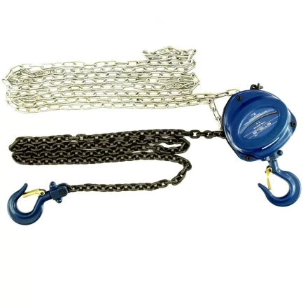 Таль цепная 1 т h подъема 2,5 м расстояние между крюками 350 мм Stels 51944 купить в Ноябрьске