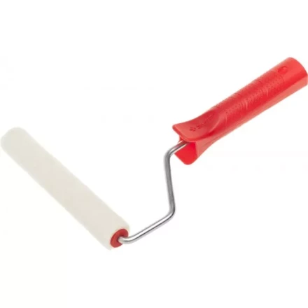 Мини-валик ЗУБР &quot;ЭКСПЕРТ&quot; &quot;ВЕЛЮР&quot;, 100% шерсть, ворс 4мм, ручка 6мм, d=15/150мм 03536-15 купить в Ноябрьске