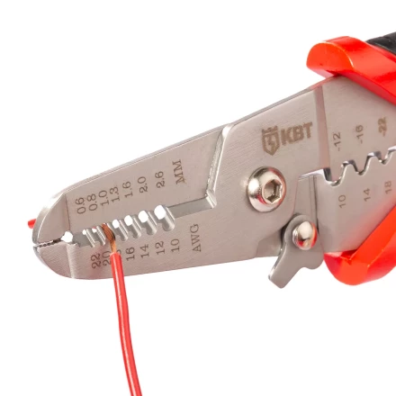 Многофункциональный стриппер КВТ WSS-01 для снятия изоляции с проводов 0.35–6.0 мм (102398) купить в Ноябрьске