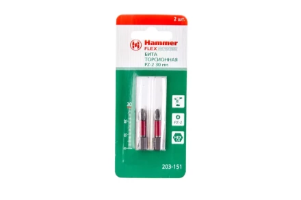 Бита HAMMER PZ2 30мм (2шт.) купить в Ноябрьске
