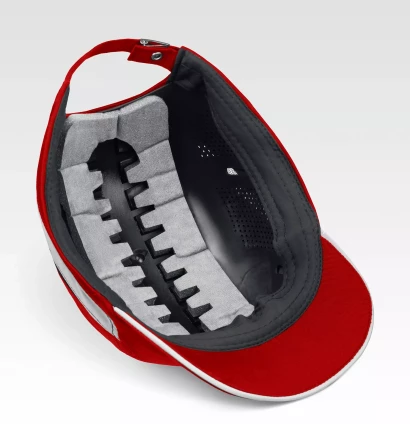 ЗУБР БИНОМ, красная, ударопрочный корпус, укороченный козырёк 55мм, размер от 54 до 59см, защитная каскетка, Профессионал (11096) купить в Ноябрьске