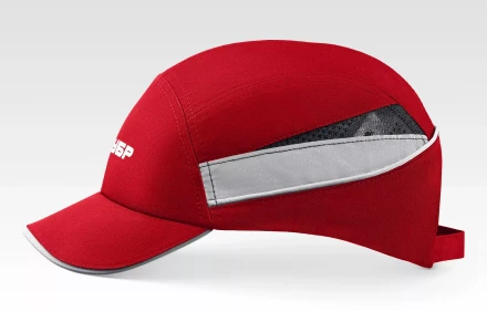 ЗУБР БИНОМ, красная, ударопрочный корпус, укороченный козырёк 55мм, размер от 54 до 59см, защитная каскетка, Профессионал (11096) купить в Ноябрьске