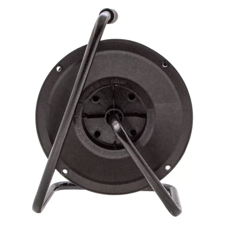 Удлинитель силовой 30 м, 16А, тип УХ10, ПВС, усиленный, на кабельной катушке, 4 розетки без заземления Сибртех 95868 купить в Ноябрьске