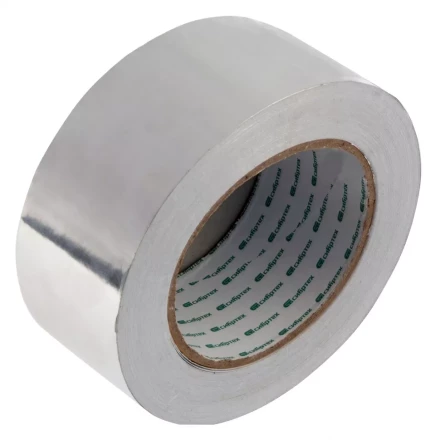 Лента клейкая алюминиевая, 50 мм х 40 м Сибртех 888145 купить в Ноябрьске