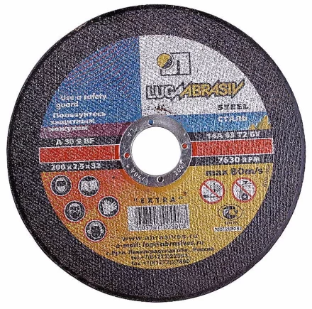 Круг отрезной по металлу 230 х 2,5 х 22 мм А30 Луга купить в Ноябрьске