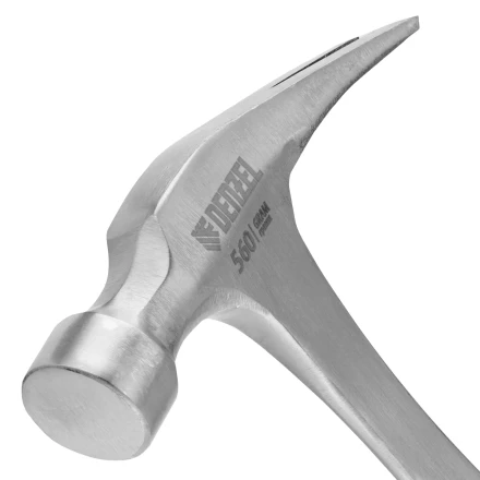 Молоток-гвоздодер 560 г Denzel 10424, цельнометаллический, двухкомпонентная рукоятка купить в Ноябрьске