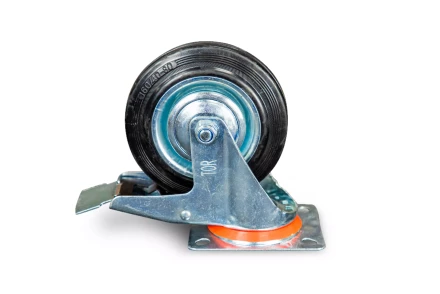 Колесо поворотное резина SCb 63 160 мм с тормозом (N) 1024201 купить в Ноябрьске