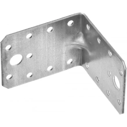 Крепежный угол ЗУБР &quot;МАСТЕР&quot; усиленный, 55х70х70мм, 20шт 310115-55-070 купить в Ноябрьске