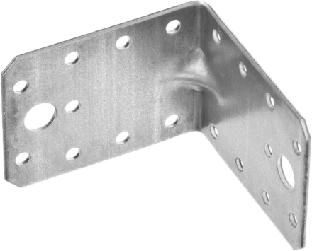 Крепежный угол ЗУБР &quot;МАСТЕР&quot; усиленный, 55х70х70мм, 20шт 310115-55-070 купить в Ноябрьске