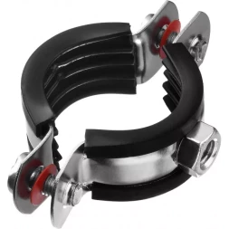 Хомут трубный с гайкой, оцинкованный, 1", 9шт, ЗУБР Мастер 37850-32-37 37850-32-37