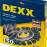 DEXX. Щетка дисковая для УШМ, жгутированная стальная проволока 0,5мм, 150ммх22мм 35100-150 купить в Ноябрьске