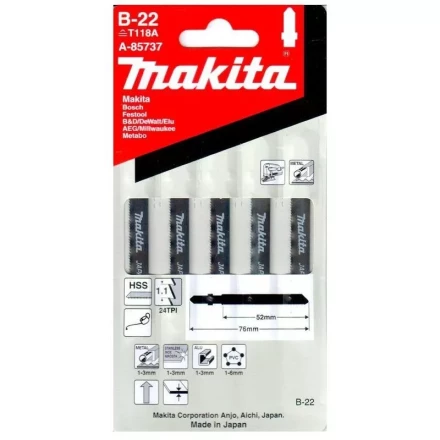 Пилки для лобзика Makita B-22 A-85737 купить в Ноябрьске