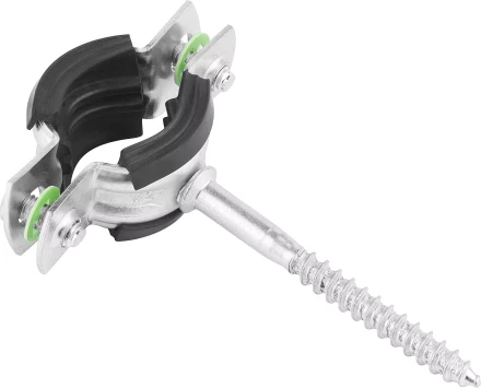 ЗУБР. Хомут трубный оцинкованный, с шурупом, 1/2&quot;, 1шт 37854-20-24-1 купить в Ноябрьске