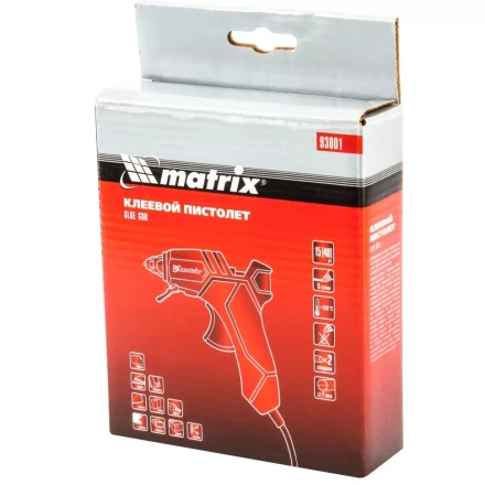 Клеевой пистолет 7 мм 40 Вт 5 г/мин Matrix 93001 купить в Ноябрьске