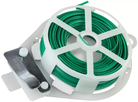 Проволока подвязочная RACO плоская, в пластиковой обойме, 20м 42359-53632C купить в Ноябрьске