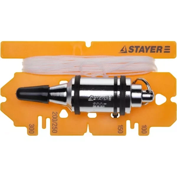 Отвес STAYER "PROFI" строительный со шнуром, с противоударными ободками, 600 г 06352-60 купить в Ноябрьске