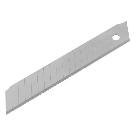 Лезвия, 18 мм, сталь SK5 - 0,5 мм, многосегментные, 10 штук// Denzel 79304 купить в Ноябрьске