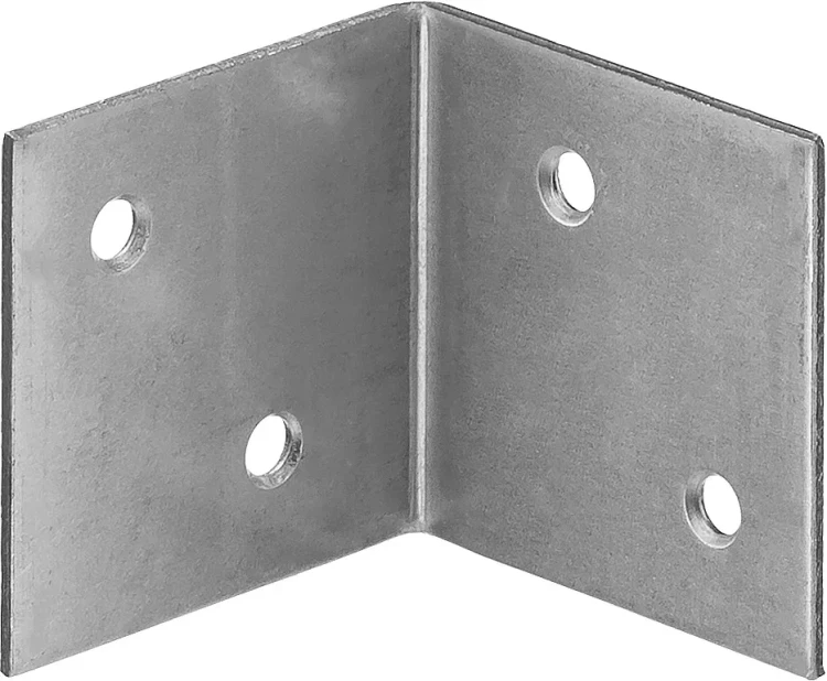 ЗУБР УМШ-1.5, 40 x 40 x 40 x 1.5 мм, белый цинк, широкий мебельный уголок (31034-40) купить в Ноябрьске