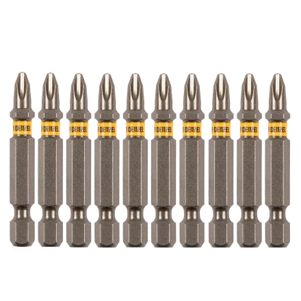 Бита PH2х50, сталь S2, шестигранный профиль, 10 шт. Е 6,3 Denzel 11649 купить в Ноябрьске