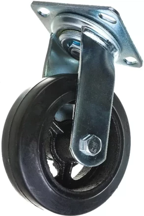 Колесо большегрузное поворотное SCd 63 150 мм обрезиненное РФ 1030008 купить в Ноябрьске