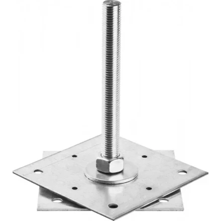 Анкер ЗУБР &quot;МАСТЕР&quot; регулируемый по высоте, 150х200х150мм, М20, 1шт 310265-150-20 купить в Ноябрьске