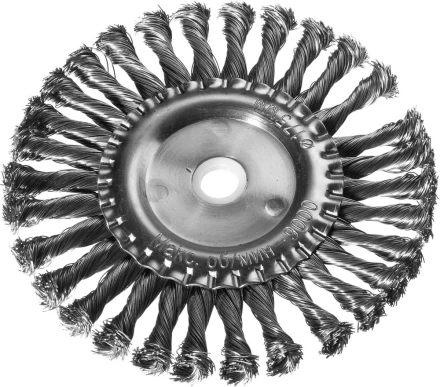 DEXX. Щетка дисковая для УШМ, жгутированная стальная проволока 0,5мм, 175ммх22мм 35100-175 купить в Ноябрьске