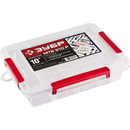 Органайзер ЗУБР &quot;МАСТЕР&quot; для крепежа и принадлежностей, 252х176х58мм (10&quot;) 38193-10 купить в Ноябрьске