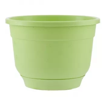 Горшок Флокс с поддоном салатовый 1,5 л PALISAD 69216 купить в Ноябрьске