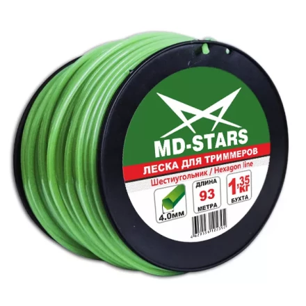 Леска для триммера HEXAGON LINE (шестиугольник) катушка 3,5ММХ122М купить в Ноябрьске