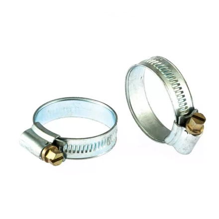 Хомуты металлические червячные 25-38 мм ширина 12 мм английский тип W1 2 шт Сибртех 47668 купить в Ноябрьске