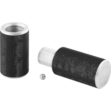 Петля гаражная с шаром D 16 x 100 мм 4 шт Россия Сибртех 920023 купить в Ноябрьске