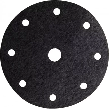 Круг шлифовальный URAGAN &quot;Универсальный водостойкий с покрытием стеарата цинка&quot; на липучке, 9 отв., P180, 150мм, 50шт 907-44114-180-50 купить в Ноябрьске