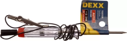 Пробник напряжения DEXX, автомобильный, 6-24В, 120мм 25731-24V купить в Ноябрьске