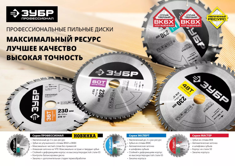 Диск пильный ЗУБР "ПРОФИ" "Точный-МУЛЬТИ рез" по алюминию, ламинату, пластику, ДСП, 60Т, 185х30мм 36853-185-30-60 купить в Ноябрьске