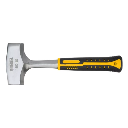 Кувалда 1,5 кг Denzel, цельнометаллическая, двухкомпонентная рукоятка 11012 купить в Ноябрьске