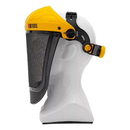 Щиток защитный лицевой с сеткой Denzel &quot;СВОНА&quot; НС-01 &quot;ЛЮКС&quot;, плавная регулировка храповик, 89196 купить в Ноябрьске