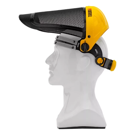 Щиток защитный лицевой с сеткой Denzel &quot;СВОНА&quot; НС-01 &quot;ЛЮКС&quot;, плавная регулировка храповик, 89196 купить в Ноябрьске